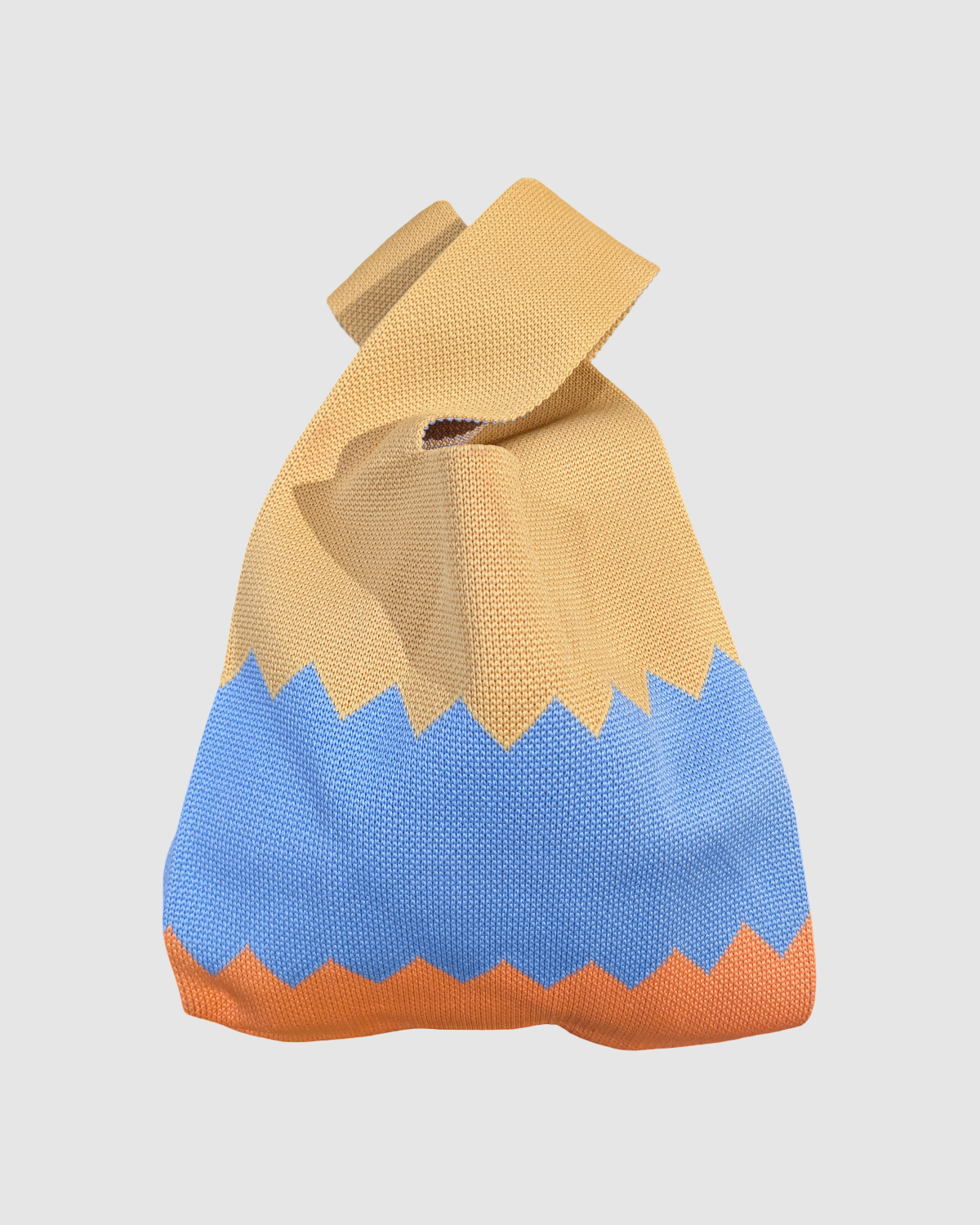 Tote bag fra Sydkorea - Zigzag gul