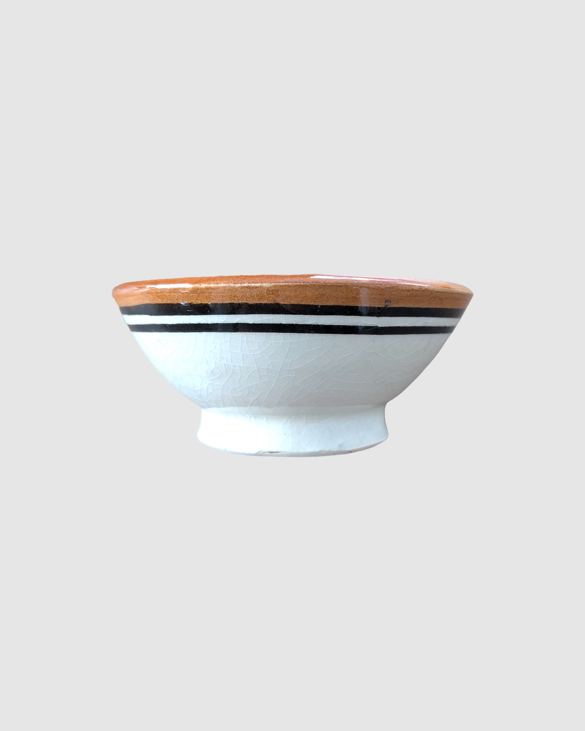Håndlavet nøddeskål fra Marokko - 10 cm. Orange