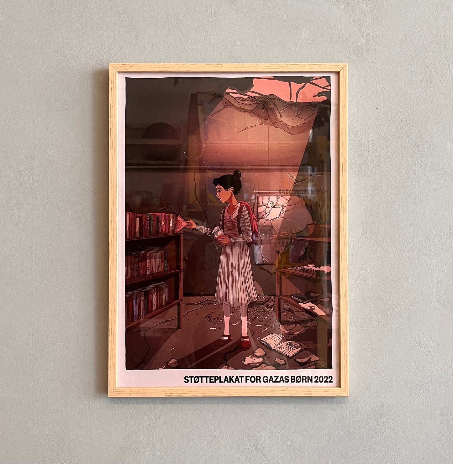 Støtteplakat The Danish House in Palestine