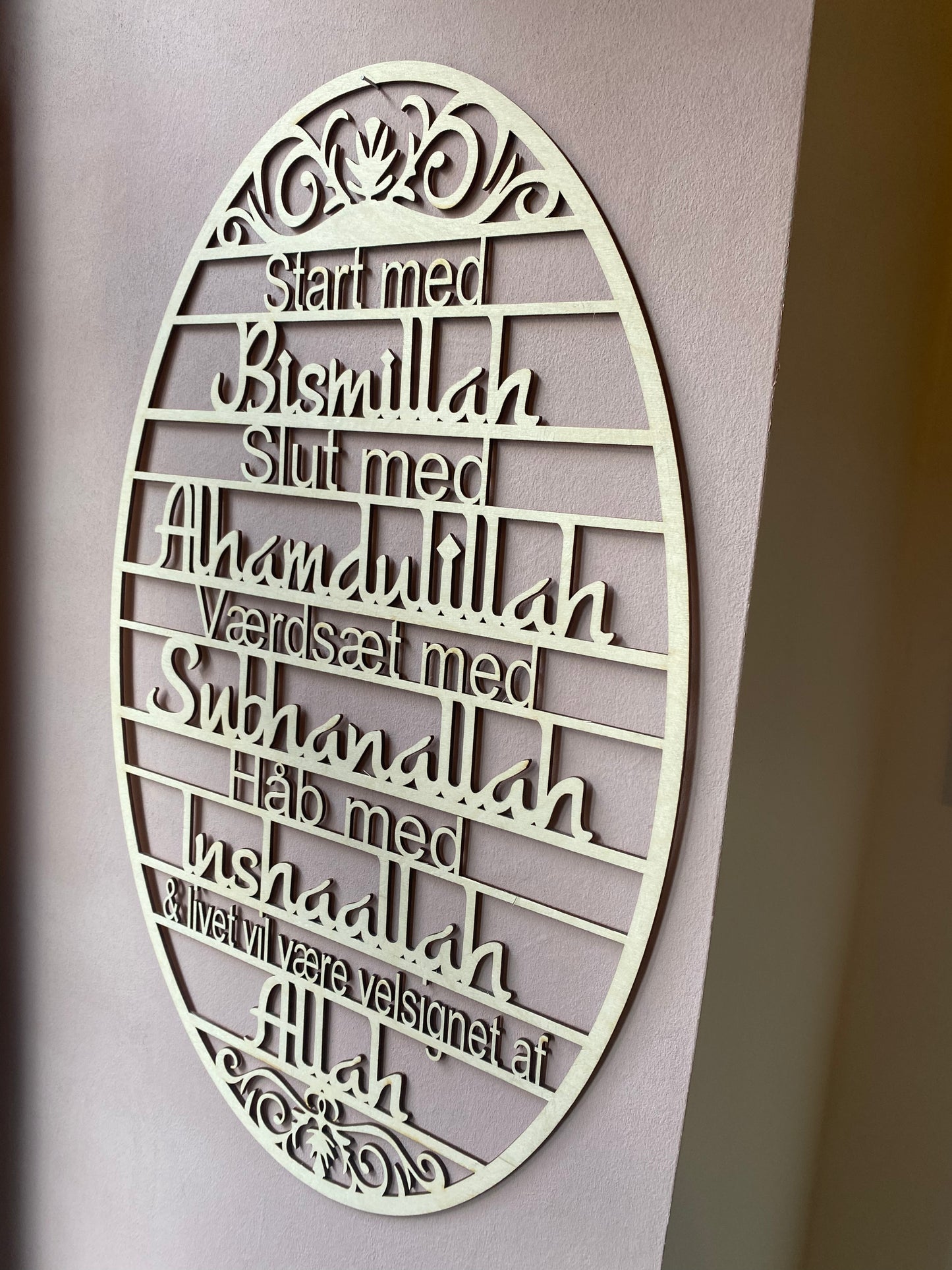 Stort Dua skilt på dansk