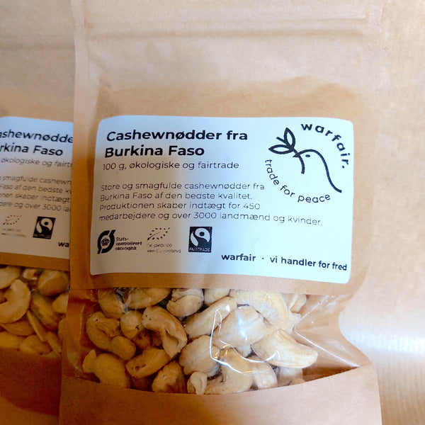 Smagfulde fairtrade cashewnødder fra Burkina Faso