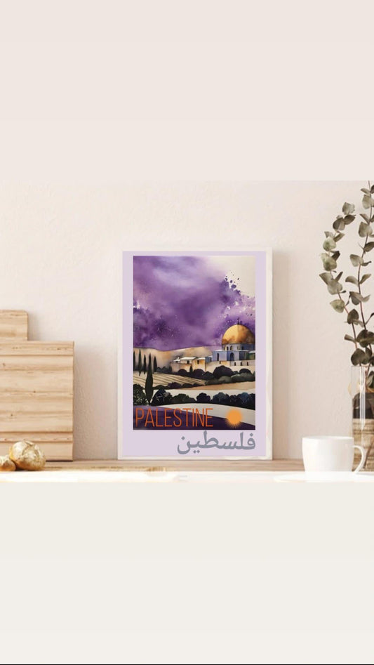 Støtteplakat Palæstina