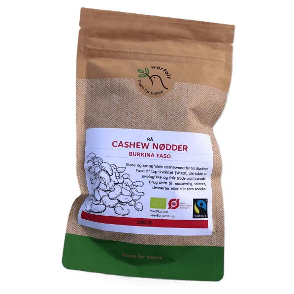 Smagfulde økologiske cashewnødder fra Burkina Faso