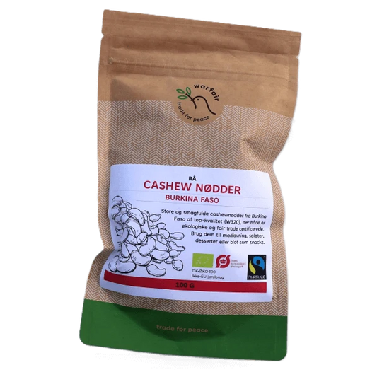 Smagfulde økologiske cashewnødder fra Burkina Faso