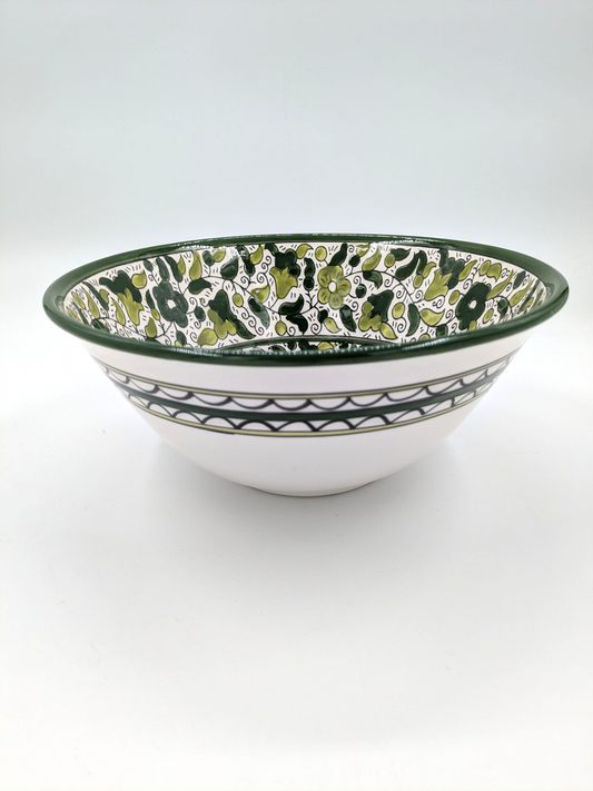 Serveringsskål – 25 cm - grøn