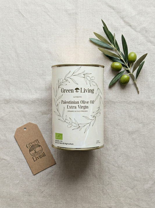 Økologisk ekstra jomfru olivenolie fra Palæstina