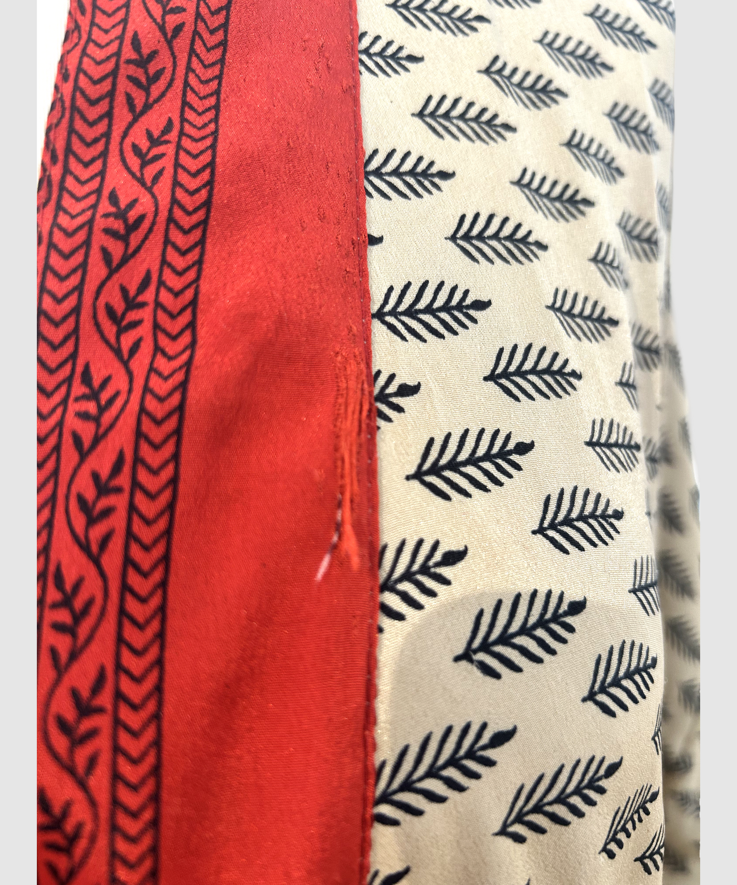 Midi silkekimono i 100 % Mulberry silke – 2. sortering (4)