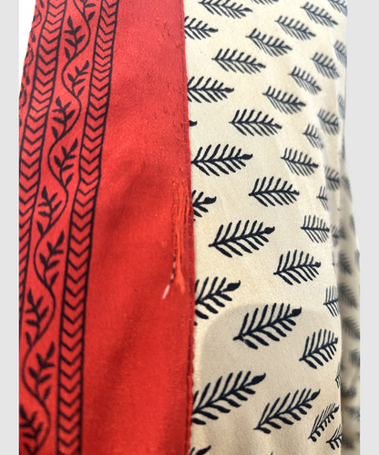 Midi silkekimono i 100 % Mulberry silke – 2. sortering (4)