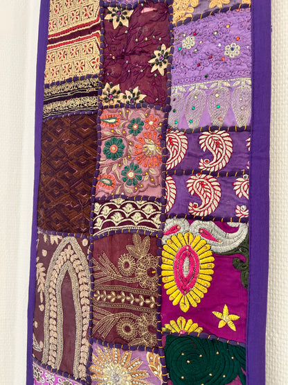 Vintage Sari – Vægophæng - Lilla
