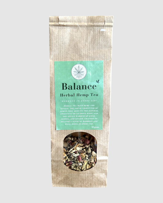 BALANCE - Økologisk hemp te for fysisk og psykisk harmoni
