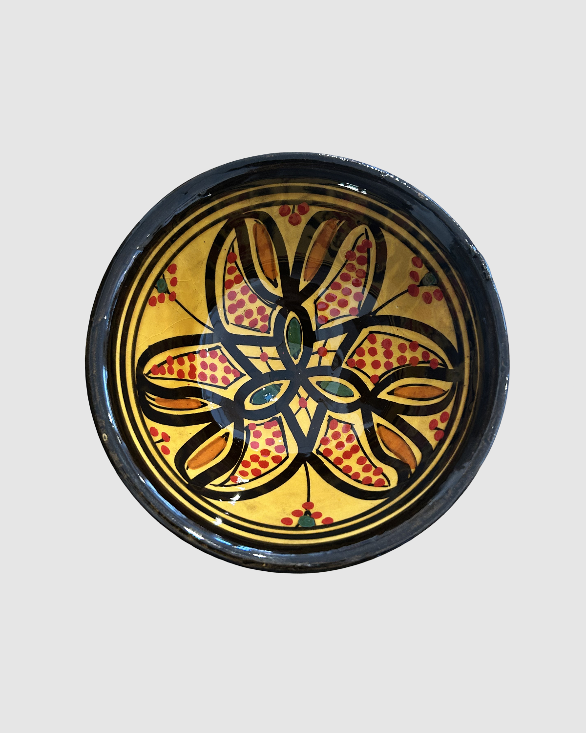 Håndlavet tapas skål fra Marokko - 13 cm. Ije