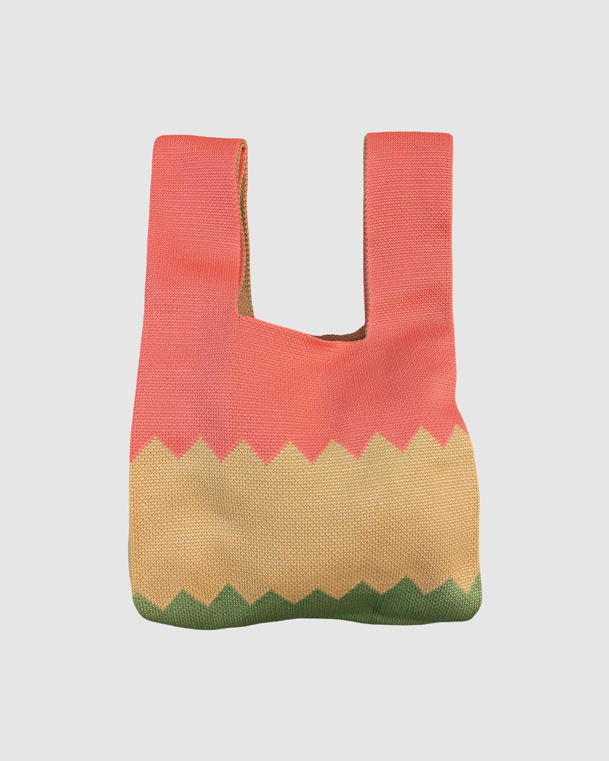 Tote bag fra Sydkorea - Zigzag laks