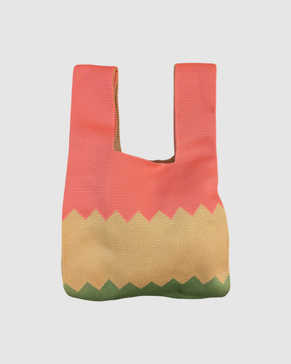 Tote bag fra Sydkorea - Zigzag laks
