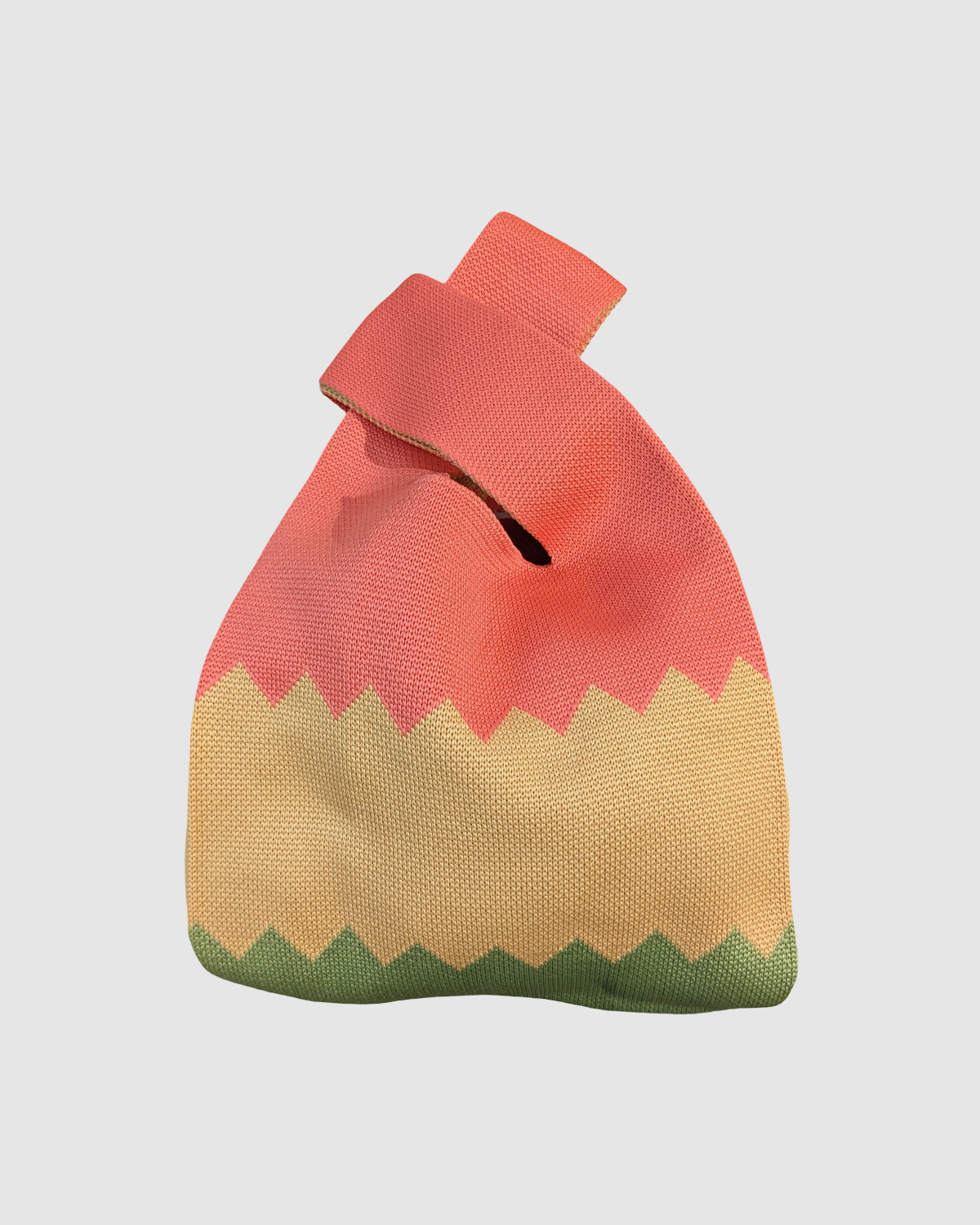 Tote bag fra Sydkorea - Zigzag laks