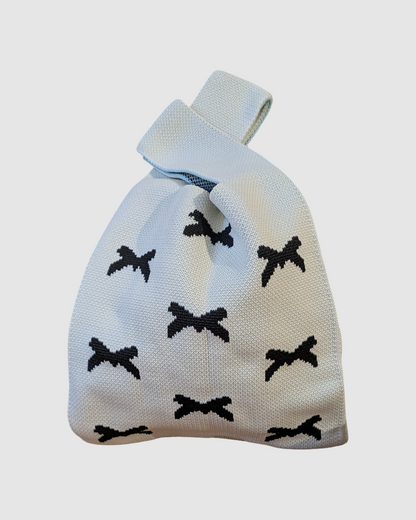 Tote bag fra Sydkorea - Sand med sløjfer