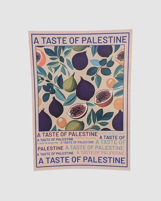 Støtteplakat Taste of Palestine