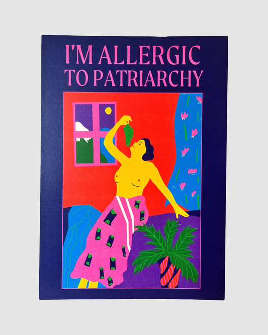 Kort A5 I'm Allergic To Patriarchy