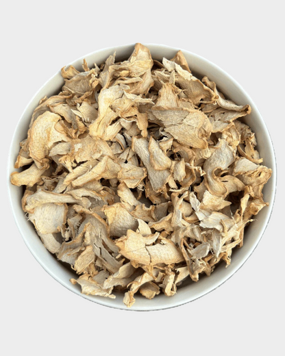 Knust og tørret ingefær fra Shan State i Myanmar – aromatisk ingefær til te, shots og madlavning