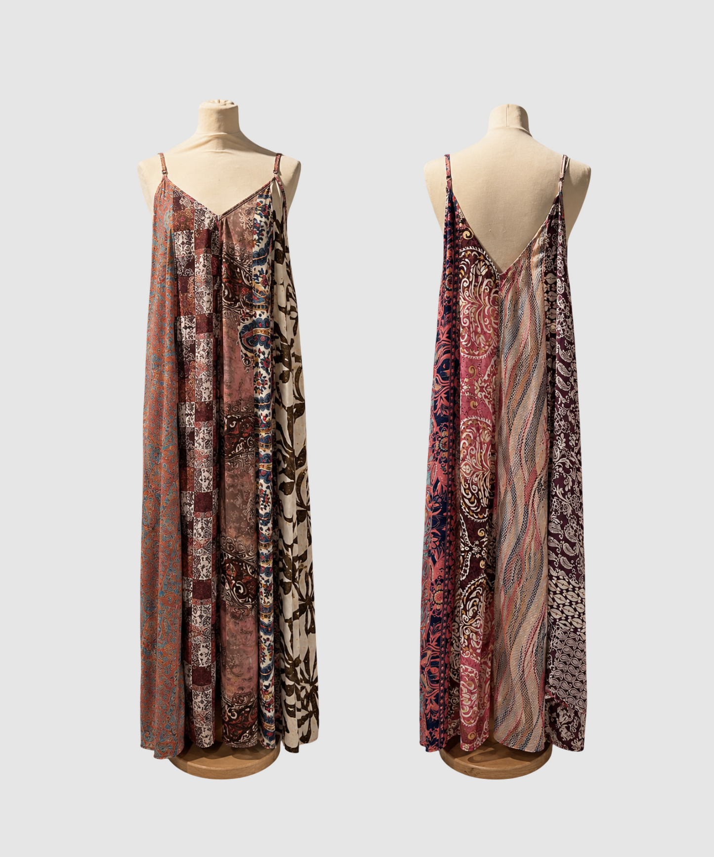 Maxi kjole i ren silke - Plus Size Kaniha