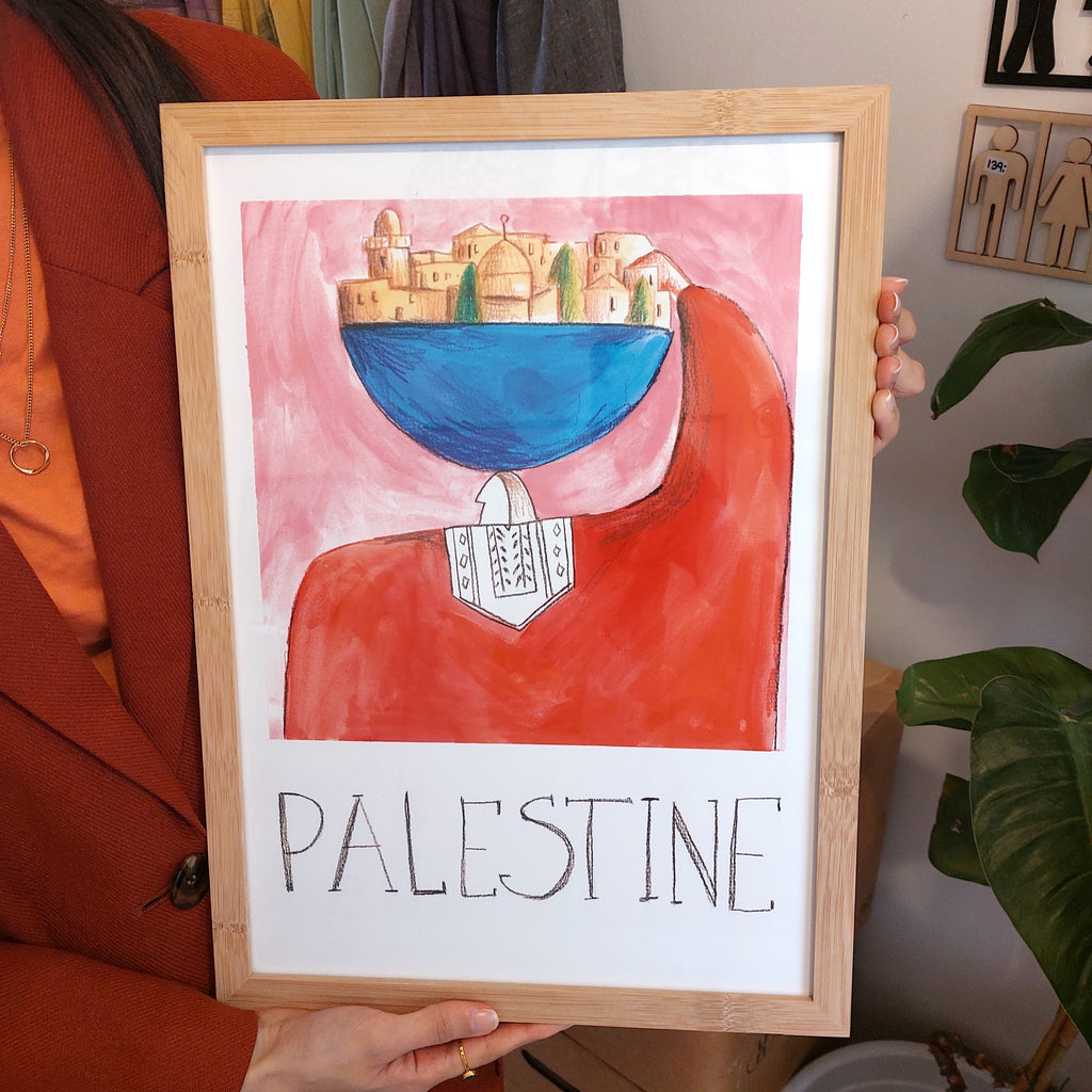 Støtteplakat Palestine