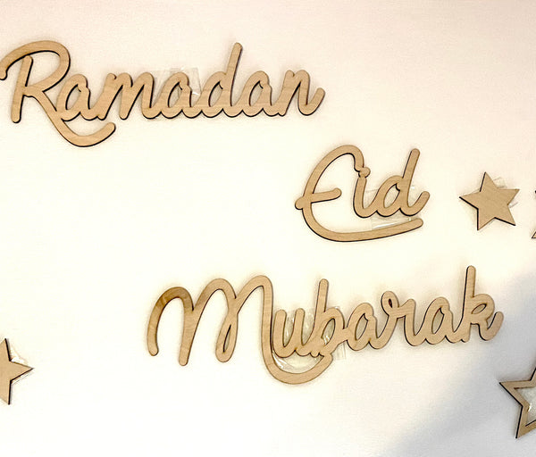 Ramadan og Eid mubarak ophæng